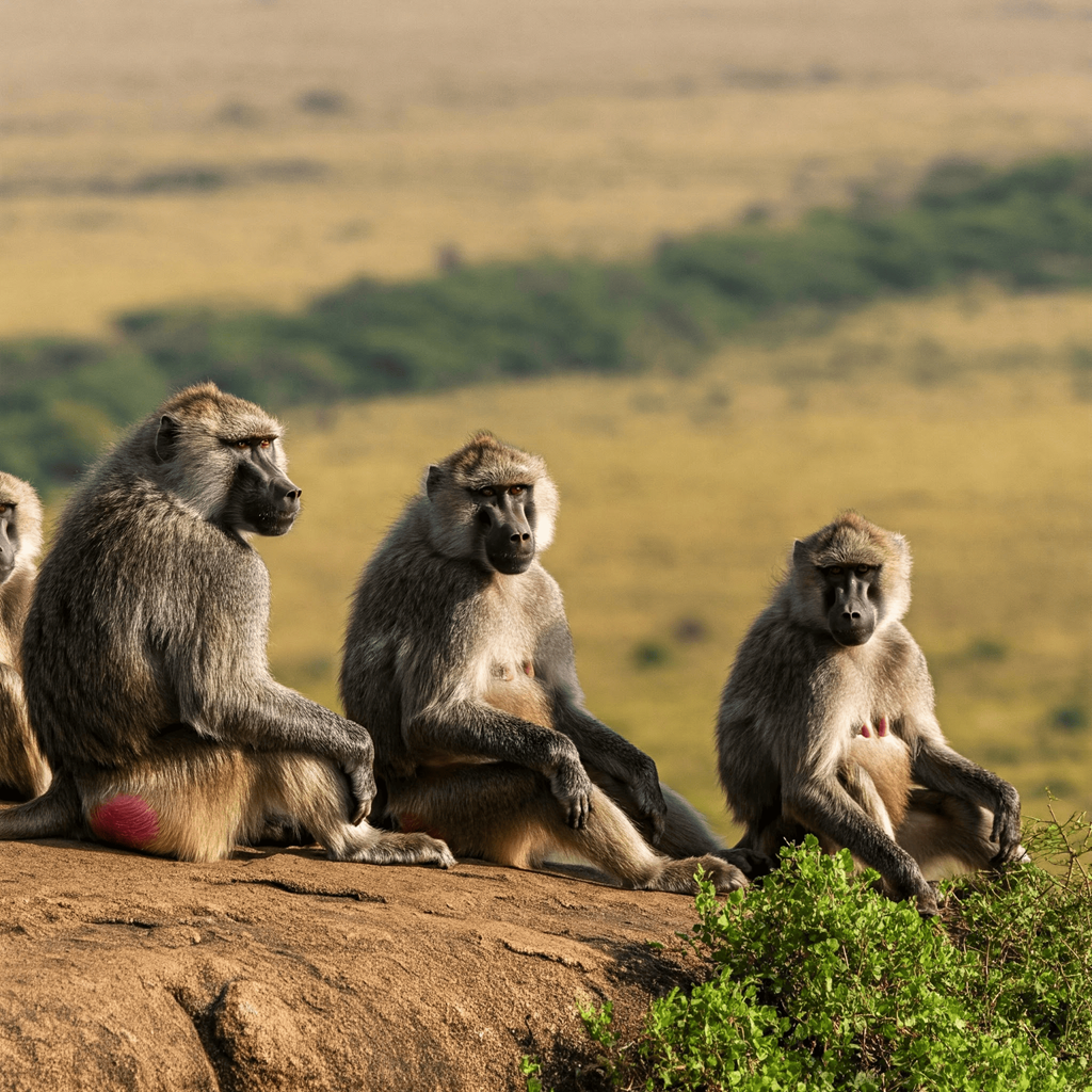 El babuino hamadryas: un primate social con una jerarquía estricta