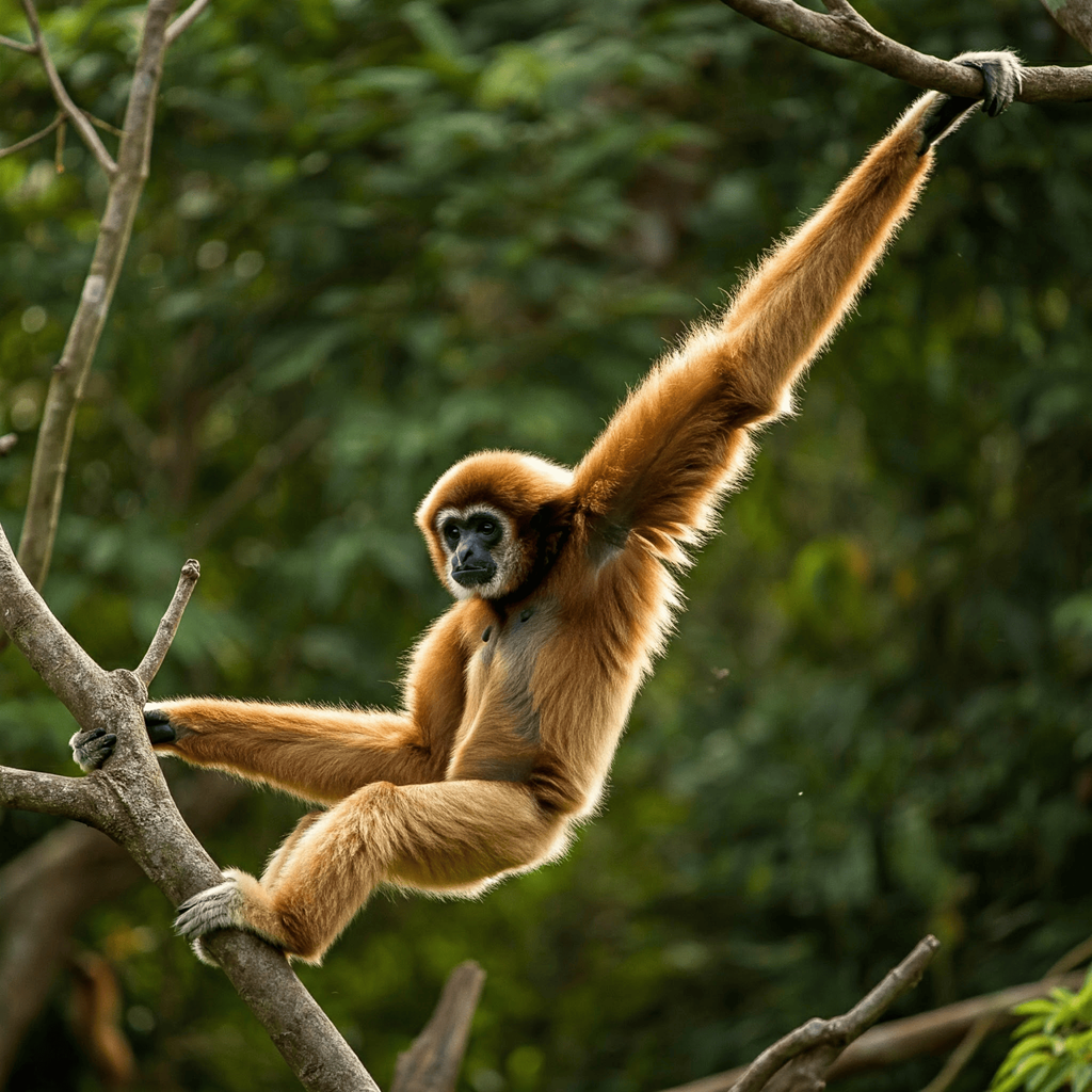 El Gibón: Maestro de la Agilidad en la Selva